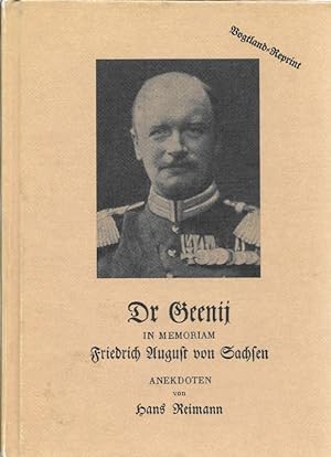Dr Geenij In memoriam Friedrich August von Sachsen Anekdoten
