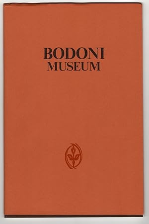 Image du vendeur pour Bodoni Museum mis en vente par Leopolis
