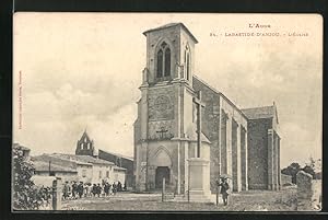Carte postale Labastide-d`Anjou, L`Église