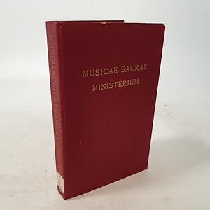 Seller image for Musicae sacrae ministerium. Beitrge zur Geschichte der kirchenmusikalischen Erneuerung im 19. Jahrhundert. Festgabe fr Karl Gustav Feilerer zur Vollendung seines 60. Lebensjahres am 7. Juli 1962. for sale by Antiquariat Bookfarm