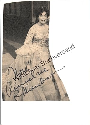 Bild des Verkufers fr Original Autogramm Anneliese Rothenberger (1919-2010) /// Autograph signiert signed signee zum Verkauf von Antiquariat im Kaiserviertel | Wimbauer Buchversand