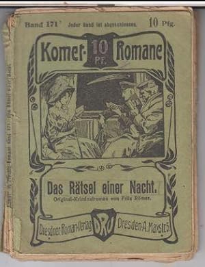Das Rätsel einer Nacht. Original - Kriminalroman ( Komet - Romane, Band 171 ).