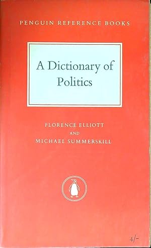 Imagen del vendedor de A dictionary of Politics a la venta por Librodifaccia