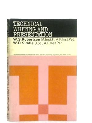 Image du vendeur pour Technical Writing & Presentation mis en vente par World of Rare Books