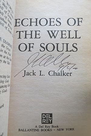 Image du vendeur pour ECHOES OF THE WELL OF SOULS (Signed by Author) mis en vente par Sage Rare & Collectible Books, IOBA