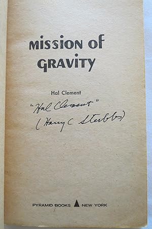 MISSION OF GRAVITY (Signed by Author)