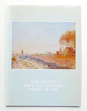 Seller image for Important XlX & XX Century Works of Art. 20th of June-27th July 1985 for sale by Roe and Moore