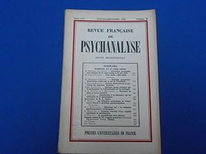 Seller image for Revue Franaise de Psychanalyse. TOME XVI. Juill. Sept 1952. N3. Hommage au DR J. LEUBA for sale by Emmanuelle Morin