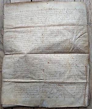 INFÉODALITÉ des Biens Guy de ROLLON - RENAUD de SÉVIGNÉ - 1628