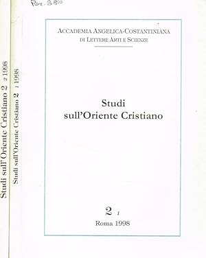 Bild des Verkufers fr Studi sull'Oriente Cristiano. N.2, 2 fascicoli, 1998 zum Verkauf von Biblioteca di Babele