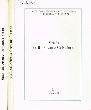 Bild des Verkufers fr Studi sull'Oriente Cristiano. Miscellanea Metreveli, n.4, 2 fascicoli, anno 2000 zum Verkauf von Biblioteca di Babele