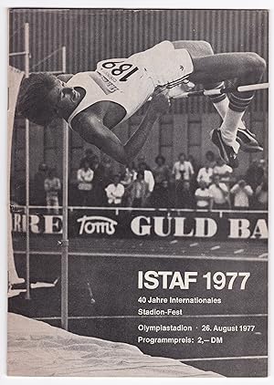 Stadionheft/Programmheft ISTAF 1977, 40 Jahre Internationales Stadion-Fest, 26. August 1977 in Be...