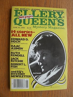 Imagen del vendedor de Ellery Queen's Mystery Magazine June 30, 1980 a la venta por Scene of the Crime, IOBA