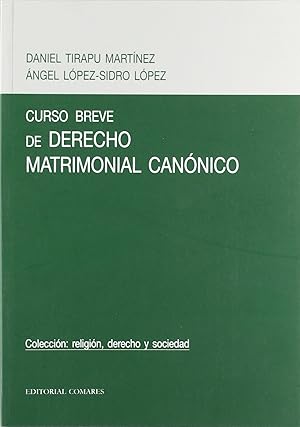 Seller image for Curso breve de derecho matrimonial cannico for sale by Imosver