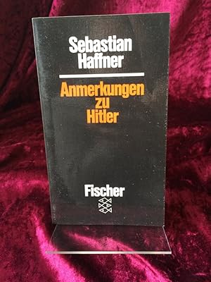 Seller image for Anmerkungen zu Hitler. for sale by Altstadt-Antiquariat Nowicki-Hecht UG