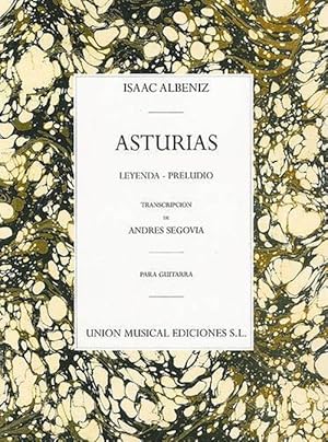 Seller image for Albeniz Asturias Preludio (segovia) Guitar (Paperback) for sale by Grand Eagle Retail
