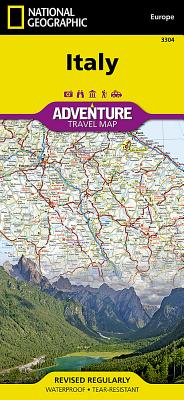 Bild des Verkufers fr Italy Adventure Travel Map (Sheet Map, Folded) zum Verkauf von BargainBookStores