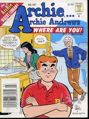 Seller image for Archie - Archie Andrews Where Are You Digest Magazine No. 107 August 1996 for sale by Librairie Le Nord