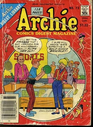 Seller image for Archie Comics Digest Magazine No. 73 August 1985 for sale by Librairie Le Nord
