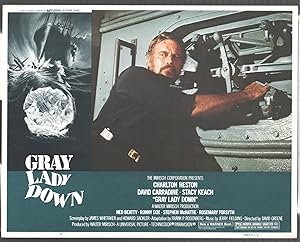 Seller image for Gray Lady Down-Charlton Heston-Lobby Card-#4-Color for sale by DTA Collectibles