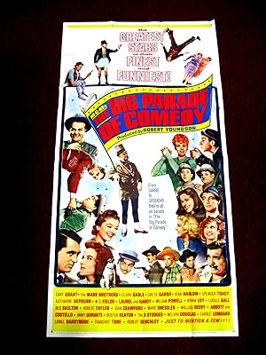 BIG PARADE OF COMEDY-THREE STOOGES/MARX BROS-3 SHEET NM