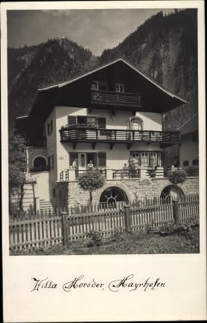 Ansichtskarte / Postkarte Mayrhofen im Zillertal Tirol, Villa Moroder