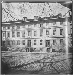Foto Potsdam, 1912, Albrecht Meydenbauer, Waisenstraße 43-45, Häuserfassade, Silbergelatine