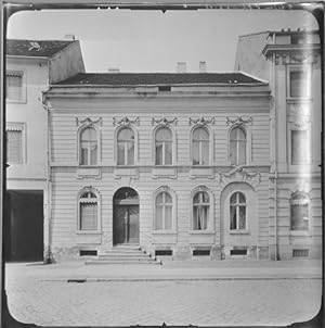 Foto Potsdam, 1912, Albrecht Meydenbauer, Hoditzstraße 7, Häuserfassade, Photogrammetrie
