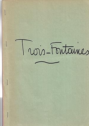 table des MARIAGES de TROIS-FONTAINES - 1703/1812