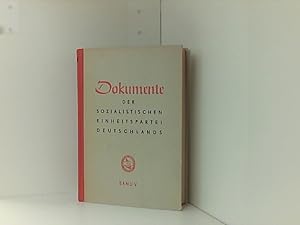 Bild des Verkufers fr Dokumente der Sozialistischen Einheitspartei Deutschlands. Bd. 5 zum Verkauf von Book Broker