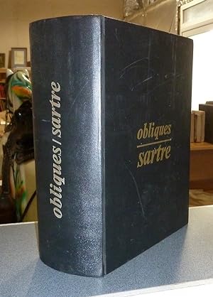 Obliques - Édition originale des deux tomes consacrées à Sartre, relié en 1 volume de 700 pages a...
