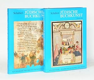 Bild des Verk�ufers f�r J�dische Buchkunst. Mit einer historischen Einleitung von Kurt Schubert und einem Beitrag von Otto Mazal. (= Buchkunst im Wandel der Zeiten, Bd. 3, I u. II). 2 B�nde. zum Verkauf von Versandantiquariat Wolfgang Friebes