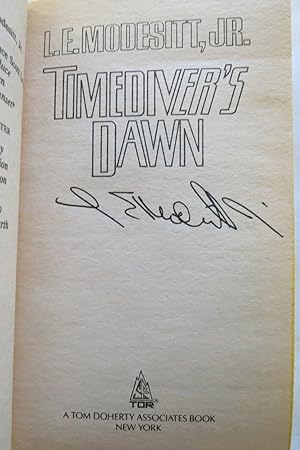 Seller image for TIMEDIVER'S DAWN (Signed by Author) for sale by Sage Rare & Collectible Books, IOBA