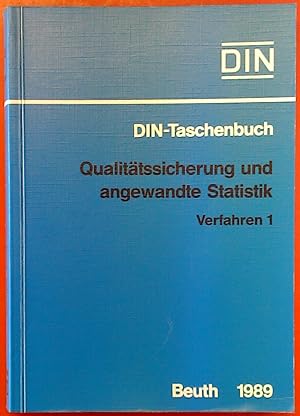 Bild des Verkufers fr DIN-Taschenbuch 224: Qualittssicherung und angewandte Statistik - Verfahren 1 / 4. Nachdruck zum Verkauf von biblion2