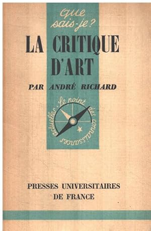 La critique d'art