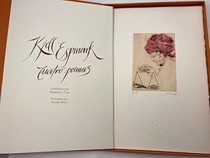 Cuatro poemas. Traducidos por Francisco J. Uriz. Illustrados por Natalio Bayo.