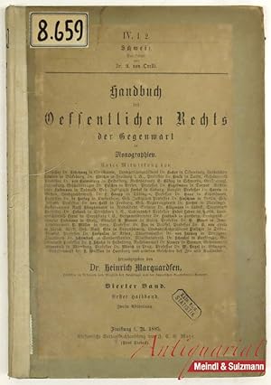 Bild des Verkufers fr Das Staatsrecht der schweizerischen Eidgenossenschaft. zum Verkauf von Antiquariat MEINDL & SULZMANN OG