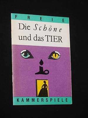 Bild des Verkufers fr Programmheft 3 Freie Kammerspiele Magdeburg 1990/91. DIE SCHNE UND DAS TIER nach Beaumont von Schneider. Regie: Jrg Richter, Ausstattung: Toto, techn. Ltg.: Ulrich Knarren. Mit Franziska Kleinert, Michaela Winterstein, Thomas Ptzsch, Beate Fischer, Jrgen Raulien, Michael Gnther zum Verkauf von Fast alles Theater! Antiquariat fr die darstellenden Knste