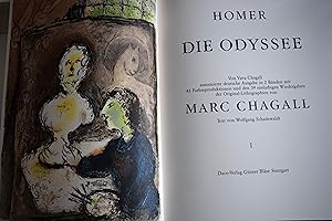 Bild des Verkufers fr Marc Chagall - Homer - Die Odyssee zum Verkauf von Kees van Dongen - Art