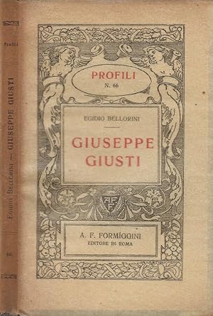 Bild des Verkufers fr Giuseppe Giusti zum Verkauf von Biblioteca di Babele