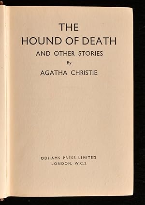 Imagen del vendedor de The Hound of Death a la venta por Rooke Books PBFA