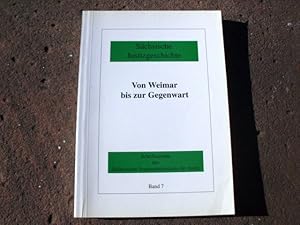 Bild des Verkufers fr Schsische Justizgeschichte: Von Weimar bis zur Gegenwart. Mit zahlreichen Schwarzweiabbildungen. (= Schriftenreihe des Schsisches Staatsministeriums der Justiz, Band 7). zum Verkauf von Versandantiquariat Abendstunde