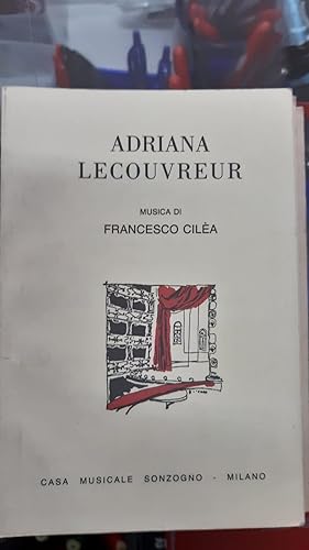 Seller image for ADRIANA LECOUVREUR for sale by Libreria D'Agostino