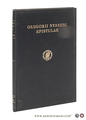 Imagen del vendedor de Gregorii Nysseni Epistulae. Editio altera. a la venta por Emile Kerssemakers ILAB