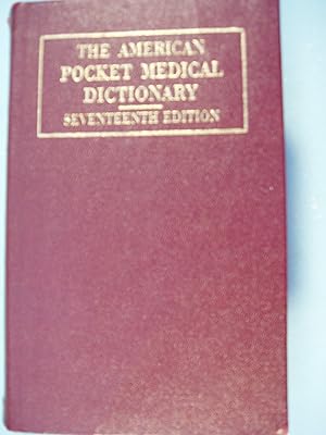 Bild des Verkufers fr The American Pocket Medical Dictionary zum Verkauf von PB&J Book Shop