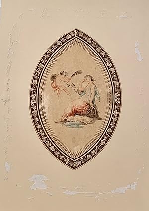 Oval Color Engraving