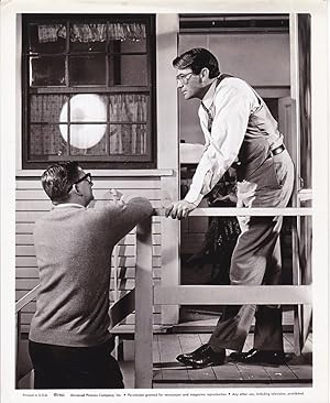 TO KILL A MOCKINGBIRD (Candid Original Set Photograph of Gregory Peck and Director Robert Mulligan)