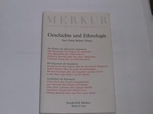 Bild des Verkufers fr Geschichte und Ethnologie. Sonderheft Merkur 1987. zum Verkauf von Der-Philo-soph