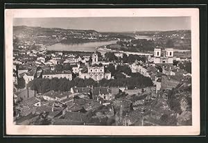 Seller image for Carte postale Givors, Vue gnrale - Eglise Saint-Nicolas et Hotel de Ville for sale by Bartko-Reher