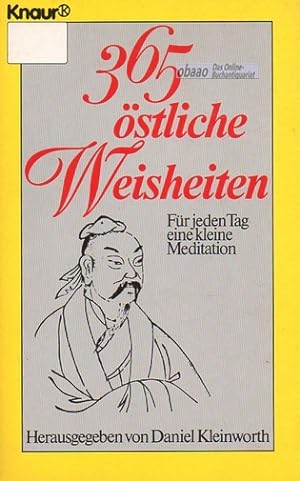 Seller image for 365 stliche Weisheiten. Fr jeden Tag eine kleine Meditation for sale by obaao - Online-Buchantiquariat Ohlemann